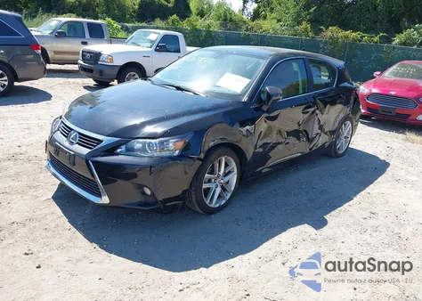 2016 Lexus Ct 200H из США, поврежденный, VIN JTHKD5BH1G2260532